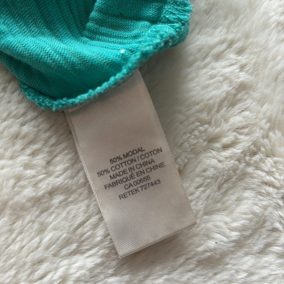 RW&CO Teal Scoop Neck Blouse – Size M | Cotton Modal Blend | Soft Stretch | - Picture 5 of 5